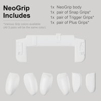 Skull & Co. NeoGrip z wymiennym, ergonomiczny uchwyt ochronny do przełącznika Nintendo OLED i zwykłego przełącznika 6